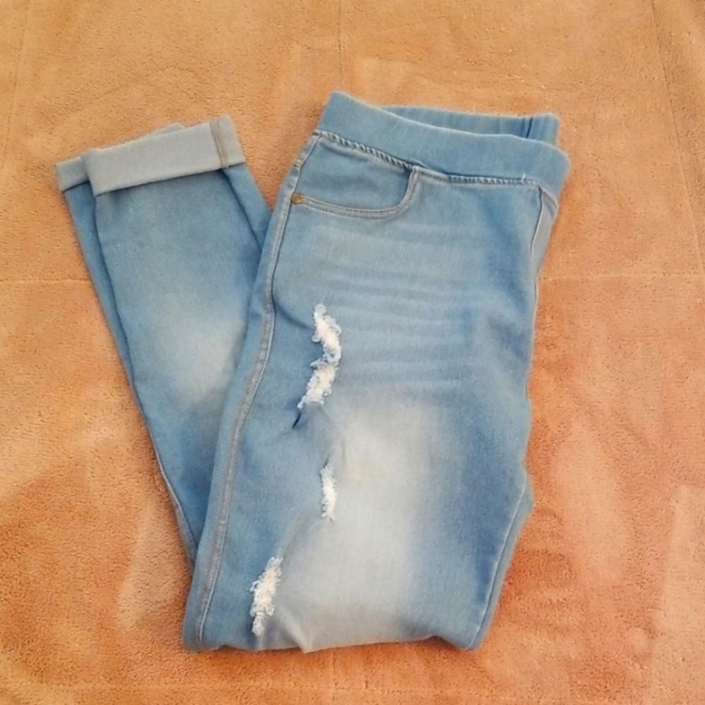 Womens pull on jeggings size M